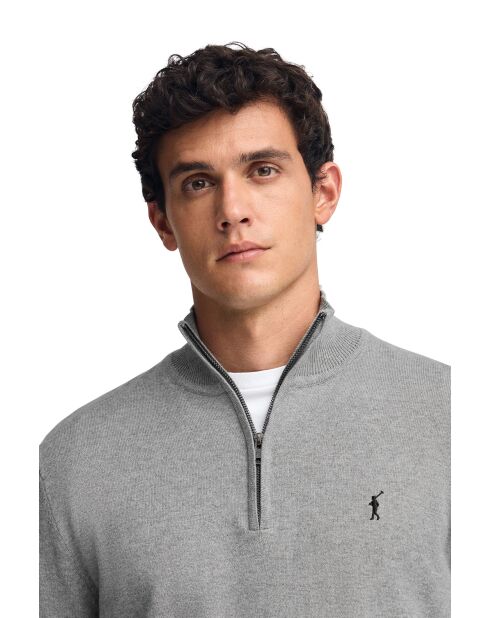 Hervé Vigore grauer Pullover