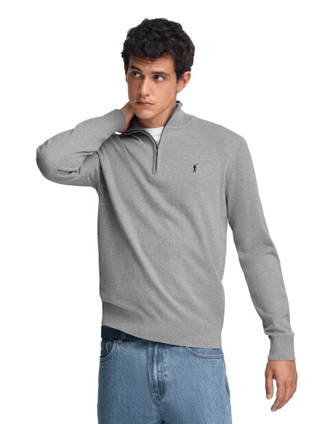 Hervé Vigore grauer Pullover