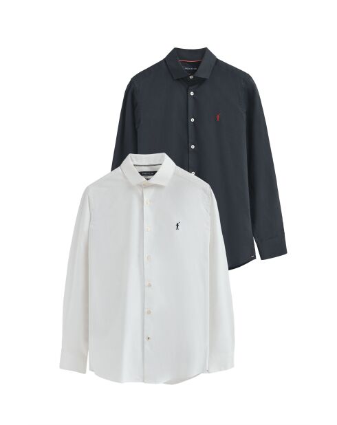 Lot de 2 Chemises Léandre multicolores