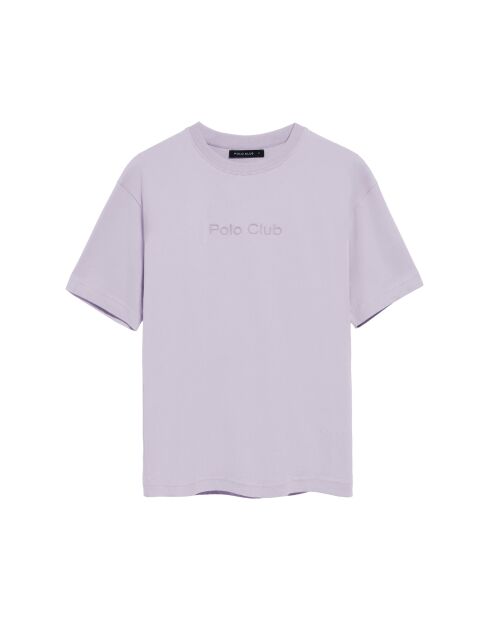 S-S Martin lavendelfarbenes T-Shirt