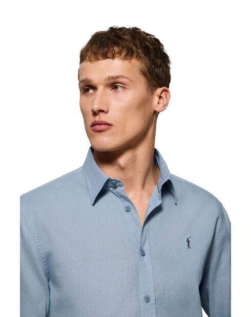 Chemise Sacha bleu ciel