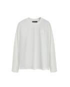 L-S Karim weißes T-Shirt