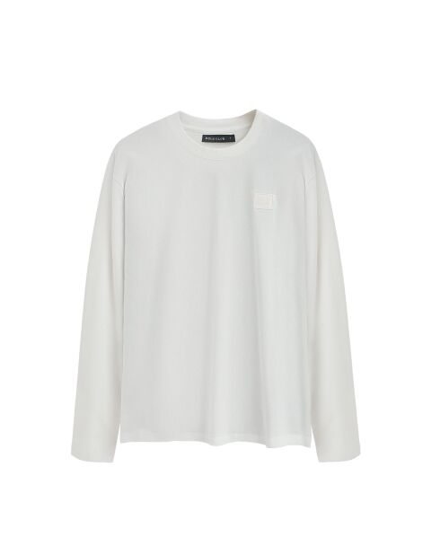 L-S Karim weißes T-Shirt