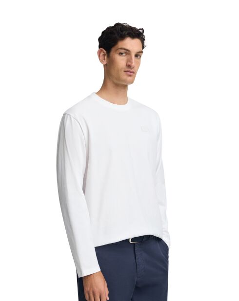 L-S Karim weißes T-Shirt