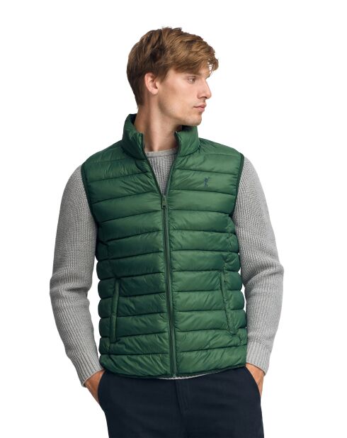 Doudoune sans manches Iris vert bouteille