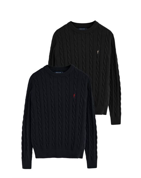 Set van 2 veelkleurige Sandro-truien