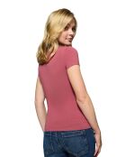 S-S Noah T-shirt met roséwijn