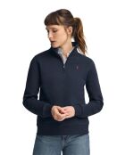 Alain marineblaues Sweatshirt