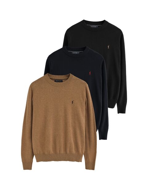 Lot de 2 Pulls Orlando multicolores