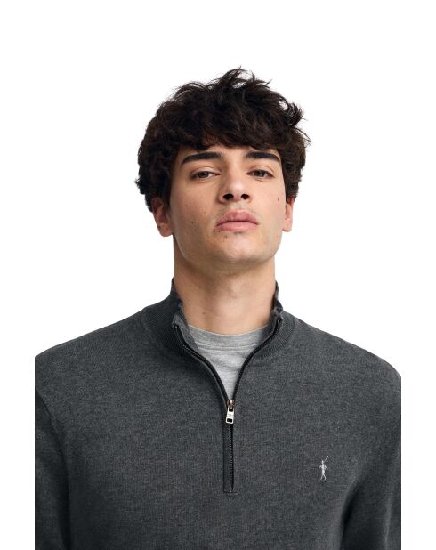 Hadrien Vigore dunkelgrauer Pullover