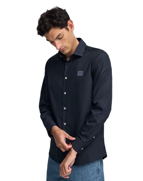 Marineblauw hemd Paco