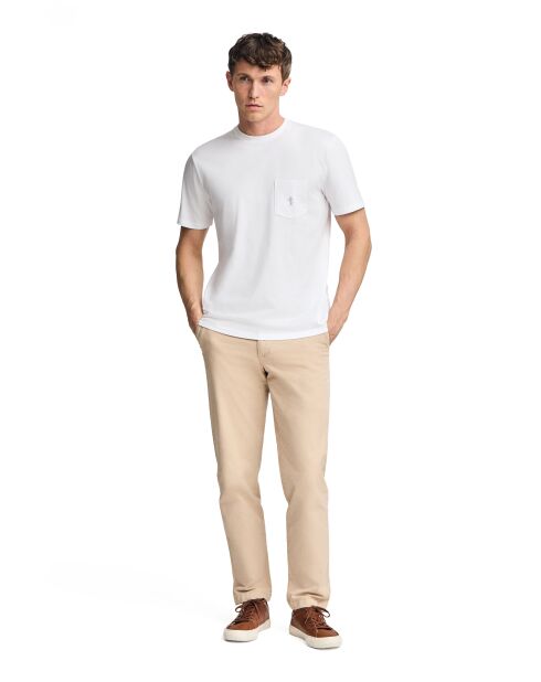 S-S Yann weißes T-Shirt