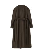 Abrigo Salomé marrón oscuro