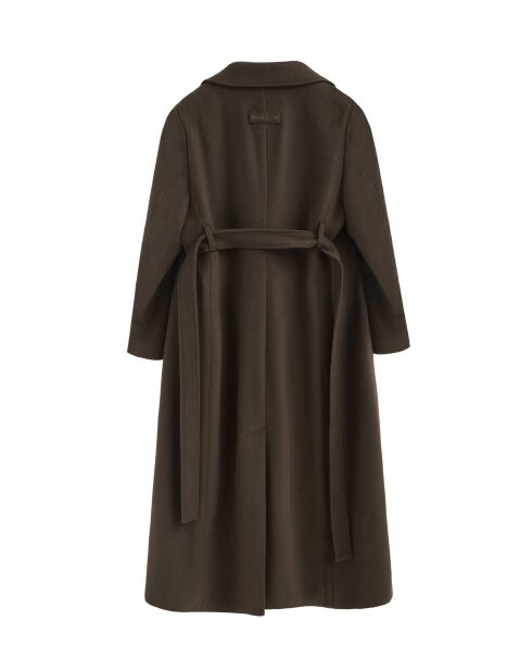 Abrigo Salomé marrón oscuro