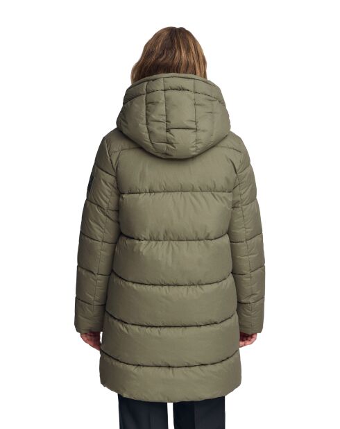 Blandine militaire groene jas