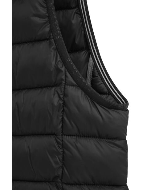 Schwarze ärmellose Jacke Maud