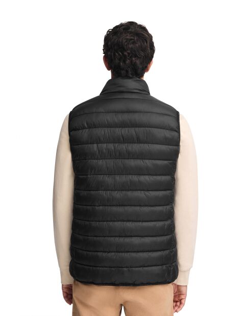 Schwarze ärmellose Jacke Maud