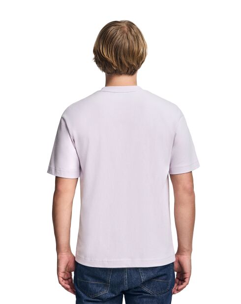 S-S Martin lavendelfarbenes T-Shirt