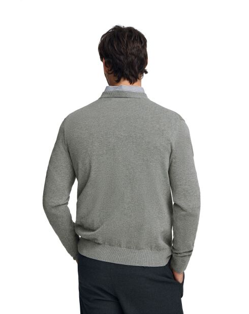 Elias Vigore grauer Pullover