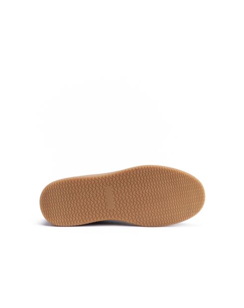 Klassieke groene Jacques leren sneakers