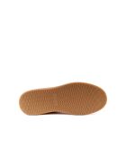 Isabelle taupe klassieke leren sneakers