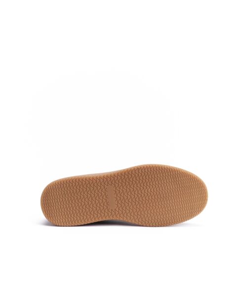 Baskets classiques en cuir Fabrice brun foncé