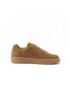 Baskets classiques en cuir Hassan brunes