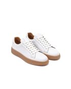 Baskets classiques en cuir Elsa blanches
