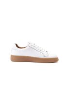 Baskets classiques en cuir Elsa blanches