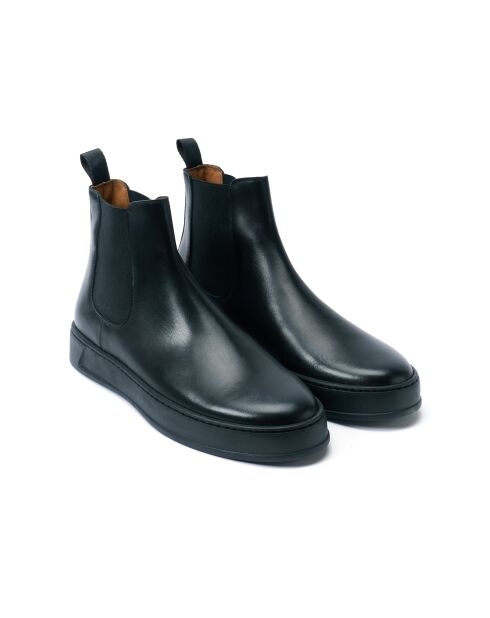 Chelsea boots en cuir Patricia noires