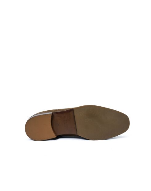 Stivali Chelsea Estelle in pelle tortora