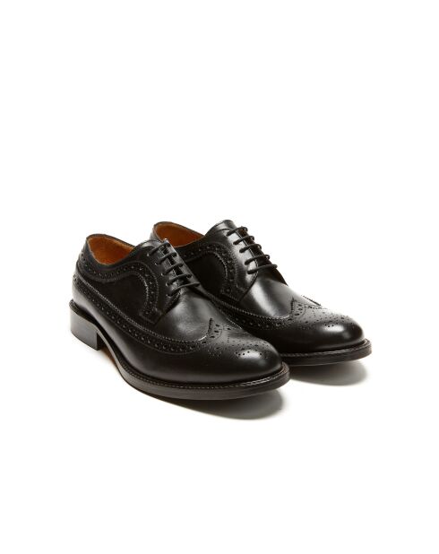 Derbies en cuir Perrine noir
