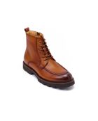 Stivali derby Emmanuel in pelle marrone