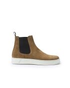 Chelsea boots en cuir Romain beiges