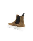 Chelsea boots en cuir Romain beiges