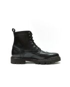 Bottines derby en cuir Florence noires