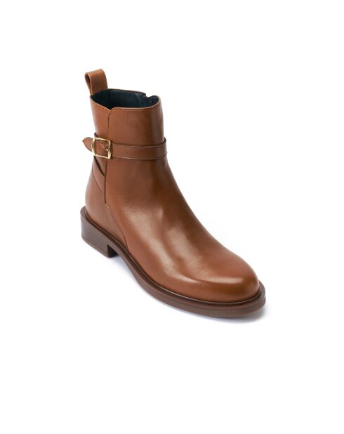 Botas Jodhpur de piel marrón Kévin