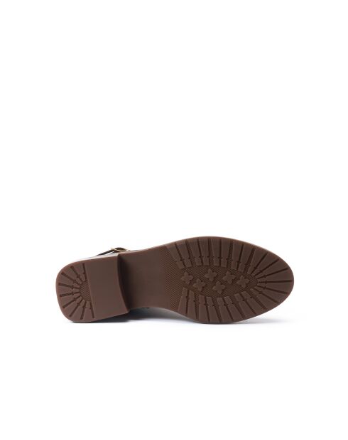 Botas Jodhpur de piel marrón Kévin