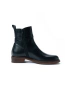 Schwarze Jodhpur-Stiefel Justine aus Leder