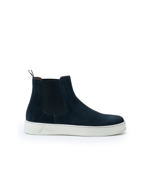 Chelsea boots en cuir Sandrine marines