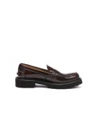 Mocassini Zélie in pelle bordeaux