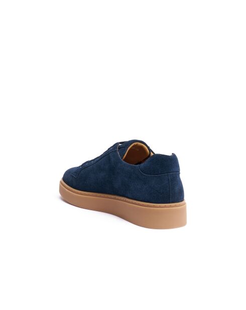 Sneakers Gaspard classiche in pelle blu navy