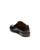 Schwarze Rebecca-Mönche aus Leder