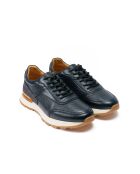 Baskets en cuir Hugo noire