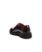 Derbies en cuir Brigitte bordeaux