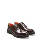 Derbies en cuir Brigitte bordeaux