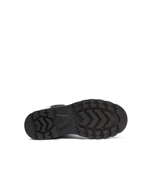 Bottes hautes en cuir Blandine noires