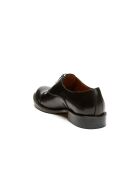 Richelieus en cuir droit Omar noirs