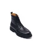 Bottines derby en cuir Delphine noires