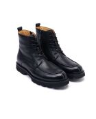 Bottines derby en cuir Delphine noires